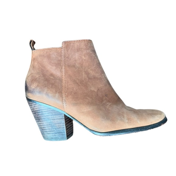 COLE HAAN CHESNEY Chestnut Brown Ankle Boots Size 11B - Picture 5 of 12